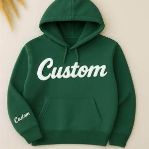 Sudadera con capucha transpirable de estilo oscuro con lavado ácido, de tejido interlock de alto gramaje, silueta holgada, bordes desgastados y gráficos térmicos en relieve - Product Image 2