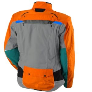 Veste matelassée orange pour homme à capuche Vêtement d'hiver matelassé Fermeture éclair Léger Isolé Veste décontractée - Product Image 2