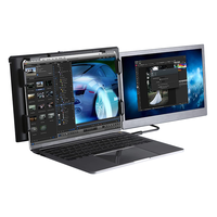 2025 nouveau moniteur Portable IPS haute luminosité 1080P pour ordinateur portable Plug Play double moniteur Extender Type C pour ordinateurs portables 13 "-17.3"