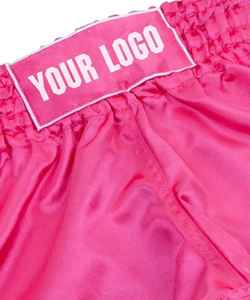 Venta al por mayor personalizado negro Muay Thai pantalones cortos de algodón tablero corto para MMA Grappling Tailandia Muay Thai Black Fighting Shorts Wrestling - Product Image 2