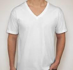 Camiseta blanca de algodón orgánico 100%, camiseta blanca lisa de 160gsm - Product Image 5