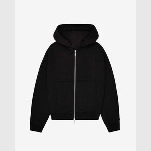 Sweat à capuche surdimensionné pour hommes, logo de broderie, 100% coton, sweat à capuche unisexe vierge, poids lourd 500gsm pour hommes, vente en gros - Product Image 4