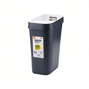 Waste <b>Bin</b> 30L Dark Grey Ready <b>With</b> <b>Lid</b> For Kitchen Or Office Use - Product Image 2
