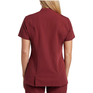 Ensembles d'uniformes d'allaitement à manches courtes tricotés 100% coton respirant confortable gommages médicaux unisexe uniformes d'hôpital - Product Image 2
