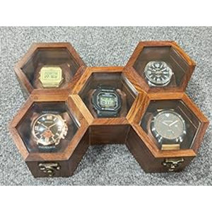 High Standard Quality Large Size Dark Brown Color Wooden <b>Watch</b> Display <b>Cases</b> Premium Quality Home Decorative Unique <b>Watch</b> Boxes - Product Image 6