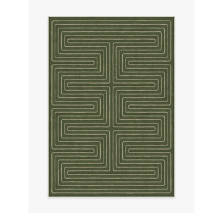 Tapis de luxe modernes écologiques en laine mélangée, tissés à la main, en couleur unie, ensembles de tapis de sol antidérapants, lavables, doux et confortables - Product Image 2