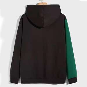 Sweats à capuche d'hiver bon marché pour hommes, couleur pure, pull unisexe, sweat à capuche en polyester surdimensionné - Product Image 2