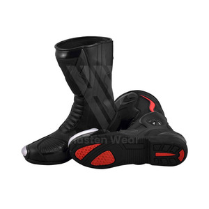 Zapatos de Motociclismo de Cuero Impermeables, Zapatos de Ciclismo Transpirables para Motocicleta con Forro de Malla - Product Image 2
