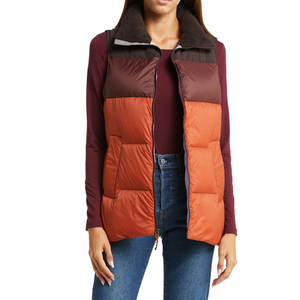 Gilet matelassé décontracté pour femmes, veste sans manches rembourrée pour l'hiver, à porter au quotidien - Product Image 1