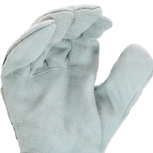 Guantes de trabajo de aparejo hechos con material de cuero Partido de vaca más vendidos, guantes de seguridad de trabajo de Ensamblaje automático de construcción Industrial - Product Image 5