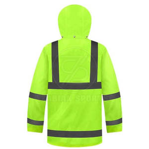 Customized Design Workwear Safety High <b>Vis</b> <b>Jacket</b> Breathable Polyester Manufactured in Pakistan - Product Image 3