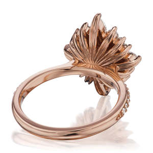 แหวนหมั้นฮาโล925วินเทจสีเงินแท้เพชรมอยส์ซอไนต์สีเทาเข้มประดับเพชรโมอิสฮาโลเจนสีเทาเข้ม - Product Image 5