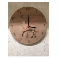Horloges murales et enseignes décoratives rondes en bois MDF imitation antique, peintes sur mesure, pour la maison, des fournisseurs Alibaba Inde