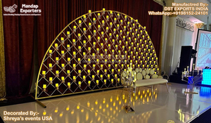 Bougie murale de scène de réception de mariage moderne Bougies murales de scène de mariage les plus jolies - Product Image 4