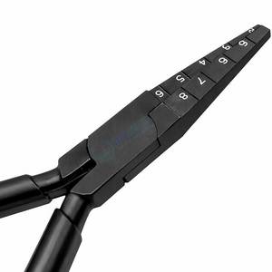 Alicates de Acero Inoxidable para Enrollar Alambre, Punta Cuadrada, de 2 mm a 8 mm, Herramienta de Precisión para Hacer Lazos y Envolver Alambre de Joyería, Marca Personalizada - Product Image 5