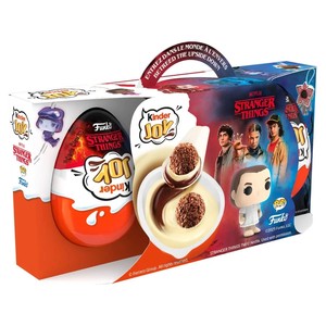 Huevos de Chocolate Kinder Joy, Edición Especial Stranger Things, Paquete de 3 con Juguetes Sorpresa Ocultos, Venta al por Mayor, Set de Regalo de Snacks, Oferta Premium - Product Image 1