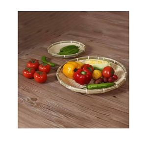 Wholesale 100% Natural Bamboo Winnowing <b>Basket</b> Large <b>Weaving</b> Storage Food and Home Tray Best Price from Vietnam - Product Image 3