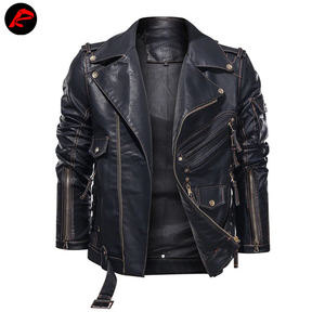 แจ็กเก็ตหนังสำหรับผู้ชายแจ็คเก็ตมอเตอร์ไซด์มีทุกขนาด2023รุ่นใหม่ - Product Image 2