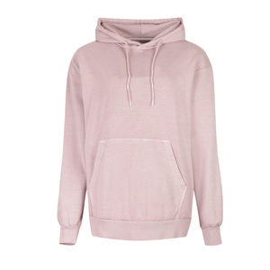 Vente en gros de sweats à capuche vintage en molleton 100% coton 280 g/m², style streetwear, délavés à l'acide, vierges, personnalisables par impression par transfert thermique de haute qualité - Product Image 6
