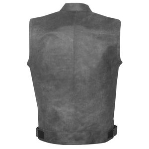 High Quality Customized Men's Leather Vest Stylish Breathable Biker Fashion <b>Waistcoat</b> for Men <b>Women</b> Casual for Winter Motorbike - Product Image 4