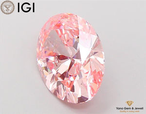 เพชร CVD สีชมพูสดใส ความใส VS1 รูปทรงวงรี พร้อมใบรับรอง IGI น้ำหนัก 2.50 กะรัต สำหรับจี้เพชรหรูหราสำหรับเจ้าสาว - Product Image 2