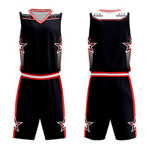 Maillot et short de basket-ball pour hommes, respirant, séchage rapide, léger, durable, vêtements de sport pour l'entraînement d'équipe, tournoi - Product Image 2