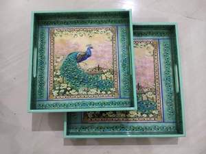 Plateau en MDF durable avec base robuste, parfait pour servir plusieurs articles lors de fêtes, de réunions de famille et d'événements - Product Image 6