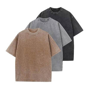 Camisetas de algodón para hombre, Camisetas básicas sólidas informales de manga corta Unisex de gran tamaño, ropa de calle, camisetas para hombre - Product Image 1