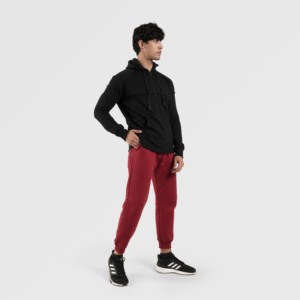 Sudadera con Capucha Negra Estilo Rigger, Talla XXS, Felpa Francesa de Algodón, con Bordado 3D, Lavado Enzimático, Impresión Serigrafiada con Apliques - Product Image 4