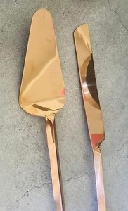Servidor de pastel de metal hecho a mano de nuevo estilo en precio al por mayor Nuevo diseño en servidor de pastel de metal - Product Image 3