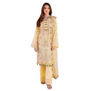 Indian Pakistani Ethnic Ladies Party Wear Women's Lawn Salwar Kameez Patiala Costura Traje al por mayor Pakistán Cintura natural - Product Image 1