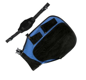 Delantal protector de larga duración de cuero de vaca reforzado Farrier Chaps por TARIQ MFG CO CE ISO EU - Product Image 3