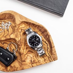 Bandeja de joyería de madera hecha a mano personalizada, tamaño de Color personalizado, organizador elegante para anillos, relojes, accesorios diarios-DIOS - Product Image 4