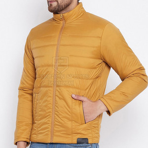 Vente en gros de vêtements de plein air veste bouffante pour hommes avec logo personnalisé conception grande taille hiver écologique respirant - Product Image 4