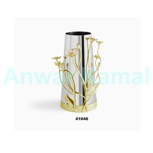 Top High Quality Gold Metal Round Side <b>Small</b> <b>Flower</b> <b>Vases</b> Decorative <b>Flower</b> Pot for Wedding Party Events Home & Dining Decor - Product Image 5