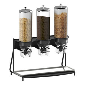 Distributeur de céréales large à 3 tubes pour le rangement de cuisine - Product Image 1