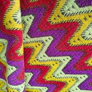 กระเป๋าผ้าแจ็คการ์ดย้อมสีสำหรับผู้หญิงและเด็กผู้หญิงสำหรับกระเป๋าถือมีสไตล์ถักทอ - Product Image 1