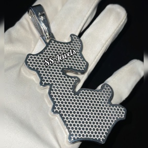 Custom 9.67 CTW VVS1 Moissanite Letter Pendant Necklace Unique Hip Hop Style Iced Charm for <b>Halloween</b> <b>Gift</b> - Product Image 6