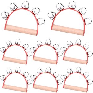 ระฆังคริสต์มาสทำด้วยมือสไตล์วินเทจทำจากโลหะขัดเงาของตกแต่งที่กลมกลืนกันระฆังนำโชคสไตล์ดั้งเดิม - Product Image 4