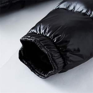 Veste en duvet brillante pour hommes, imperméable, hiver, vestes épaisses et gonflées, manteau chaud et isolé pour hommes - Product Image 3