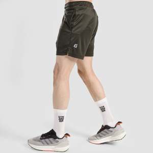 Pantalones Cortos Chino GA Fusion 100% Poliéster en Color Oliva XXS - Pantalones Cortos Deportivos con Estampado de Baloncesto y Golf con Logos - Product Image 3