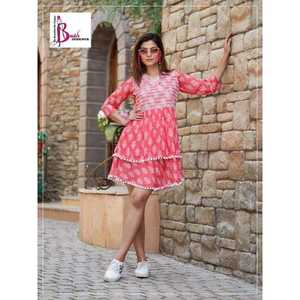 Colección Premium de Diseño Bollywood, Top de Algodón y Rayón con Estampado Moderno, Proveedor Mundial - Product Image 2