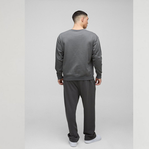 High Quality Cotton Unisex Oversize Sweatshirt Plus Size Custom <b>Embroidered</b> Women Crewneck Sweatshirt Men's - Product Image 3