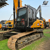 Excavatrice sur chenilles Sany SY235C de 24 tonnes, pelleuse moyenne avec moteur Isuzu 6BG1, d'occasion, pour travaux de terrassement et construction chinoise