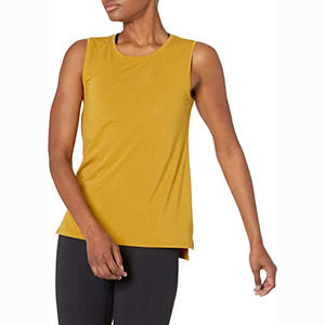 Camiseta de Mujer sin Mangas de Punto de Primera Calidad en Oferta, Diseño Moderno, Etiqueta Personalizada, Fabricada en Fábrica, Estampado Informal, Precio Competitivo - Product Image 1