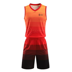 El mejor diseño, uniforme de baloncesto personalizado, Material de poliéster de alta calidad, ropa deportiva para exteriores de verano, opciones de talla grande - Product Image 1