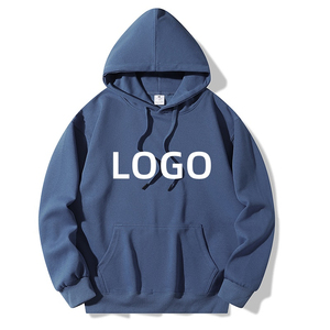OEM Custom Manufacturers Drop Shoulder 100% Cotton Heavyweight Blank Plain Fleece Oversized <b>Pullover</b> Hoodie for <b>Men</b> - Product Image 1