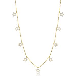 Star Design CZ Stone Shaker Collier En Argent En Gros Fait À La Main Turc 925 Bijoux En Argent Sterling Fine Jewelry - Product Image 1