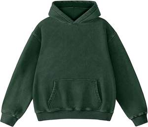 Sudaderas con capucha informales de invierno para hombre Color sólido 100% algodón Ajuste regular con diseño de bolsillo Secado rápido y transpirable - Product Image 2