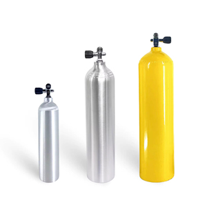 Tanque de Aire para Buceo de 11.1L, Cilindro de Aluminio de 13.6 kg, Válvula DIN de 80 pies cúbicos, 232 bar, Equipo de Buceo - Product Image 5